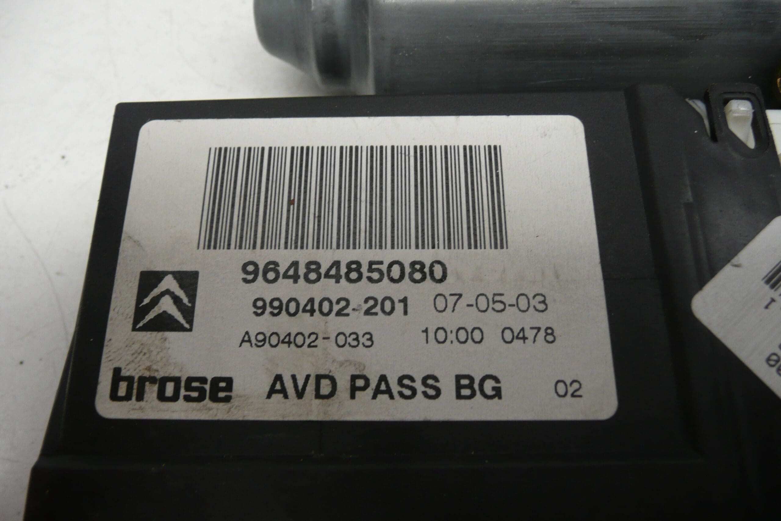 Etummaisen oikean ikkunan säätömoottori Citroën C5 9648485080 - Image 2