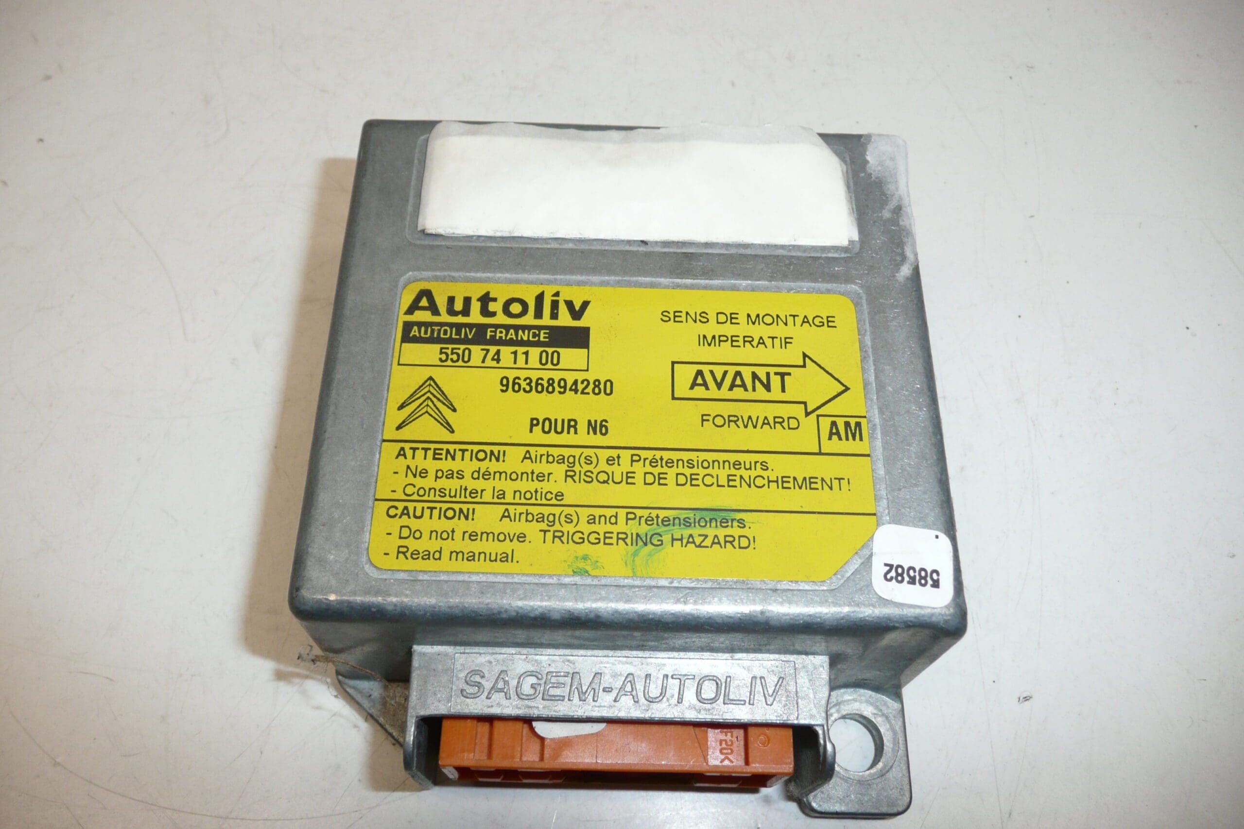 Airbag-yksikkö Citroën Xsara 9636894280 - Image 2