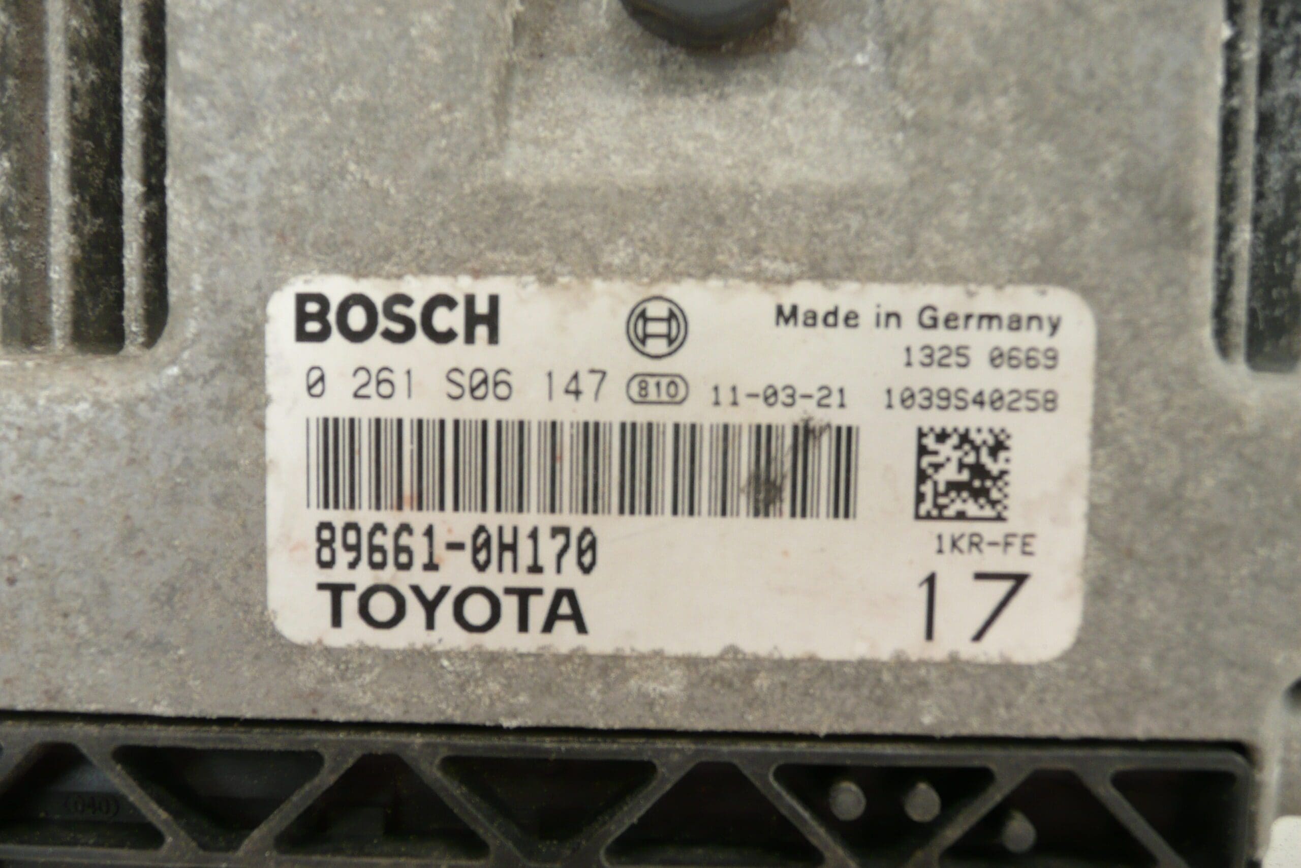 ECU Bosch 1.0i 1KR 0261S06147 89661-0H170 - Image 2