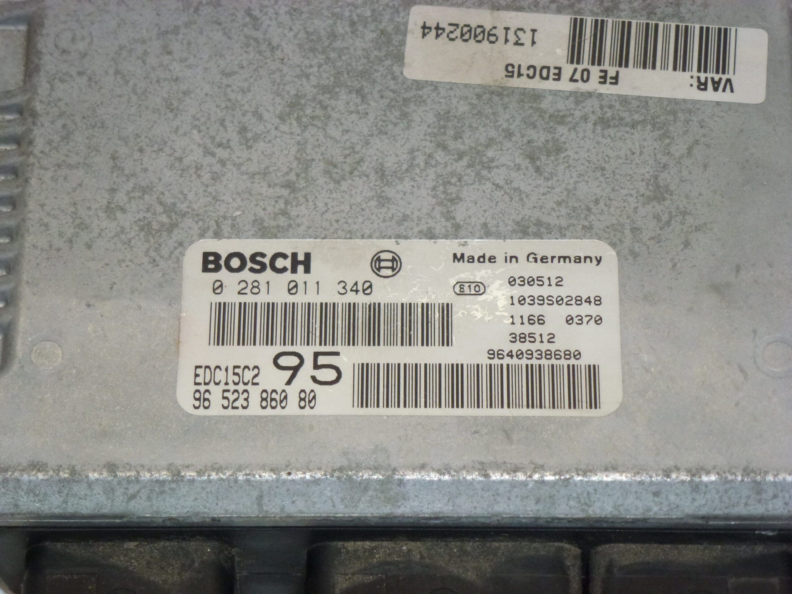 ECU Bosch EDC15C2 virgin 9652386080 0281011340 - Image 2