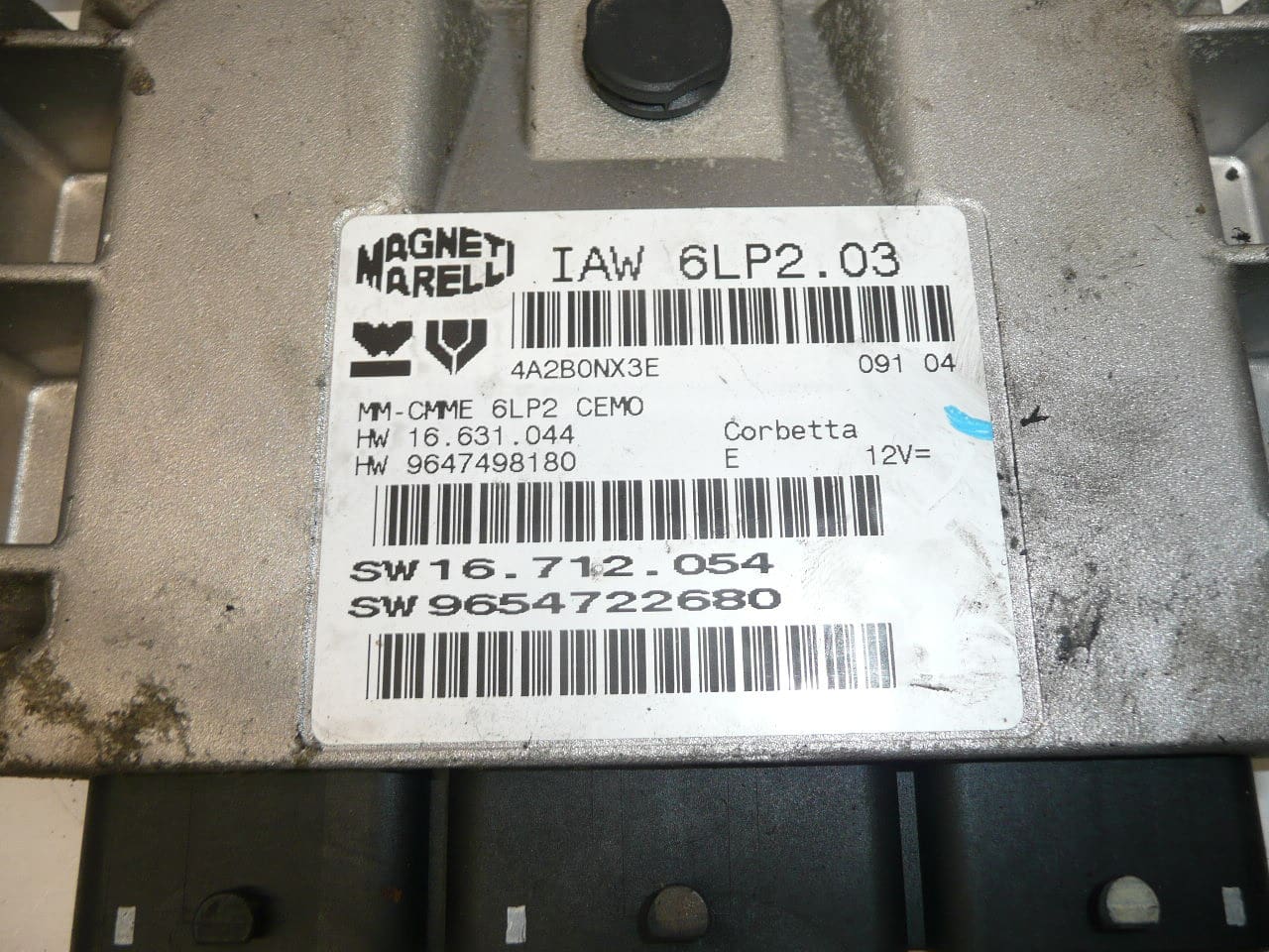 ECU IAW 6LP2.03 1.4 16V Citroën Peugeot 9654722680 - Image 2