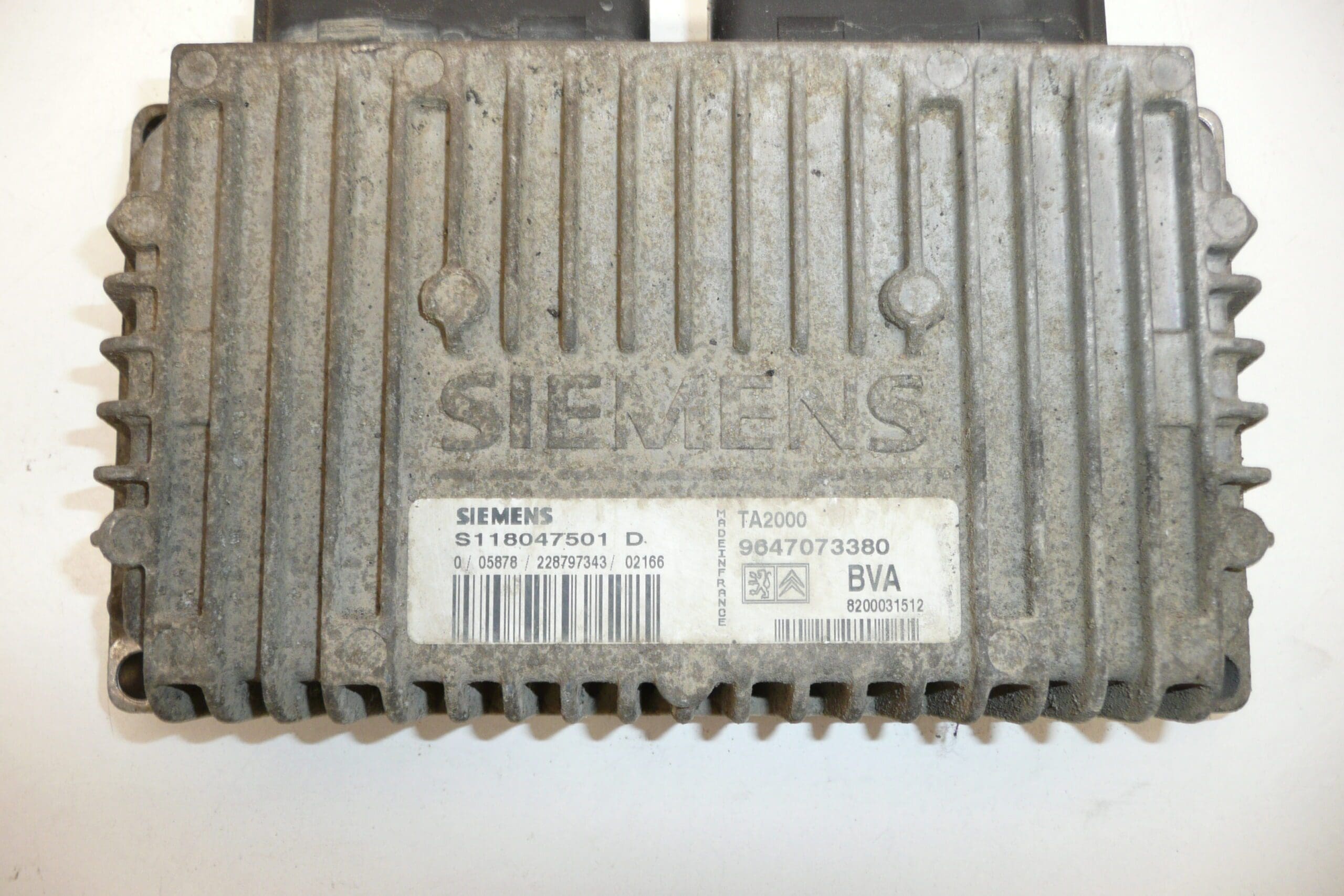 ECU Siemens TA200 Citroën Xsara 2.0 HDI 9647073380 S118047501 252983 2529TV - Image 2