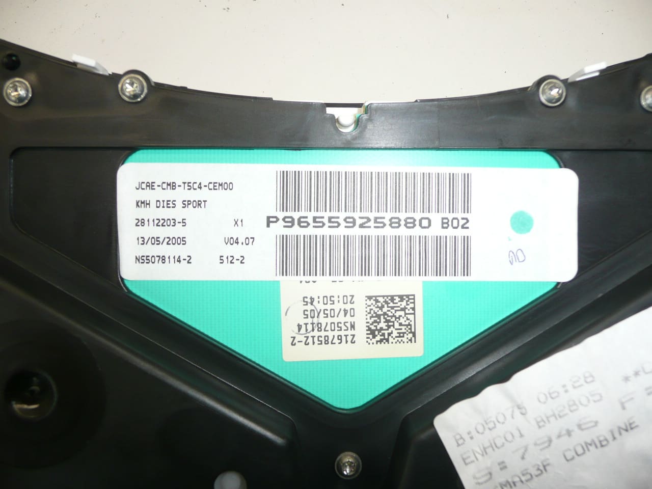 Peugeot 307 II Nopeusmittari, ajetut 83t km 6106R9 - Image 2