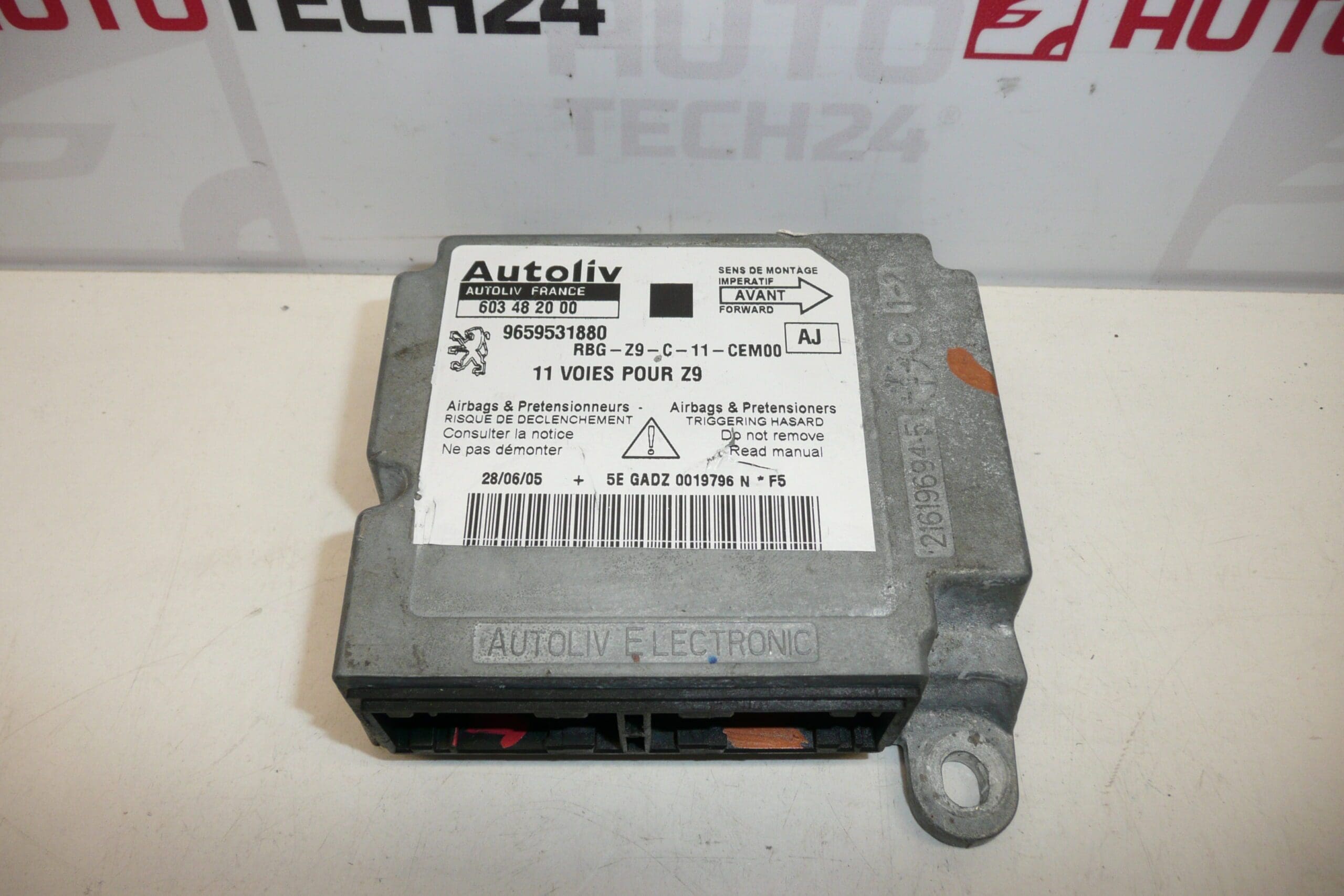 Peugeot 607 turvatyynyyksikkö 9659531880 603482020