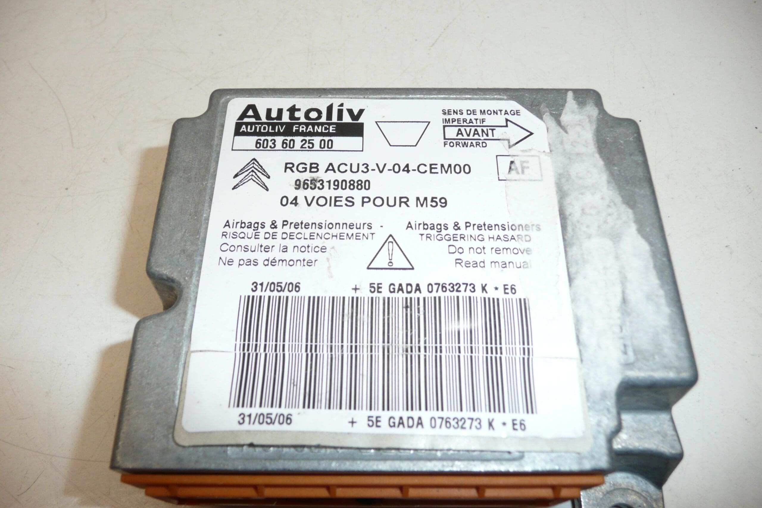 Ilmaisinyksikkö Citroën Berlingo II 9653190880 - Image 2