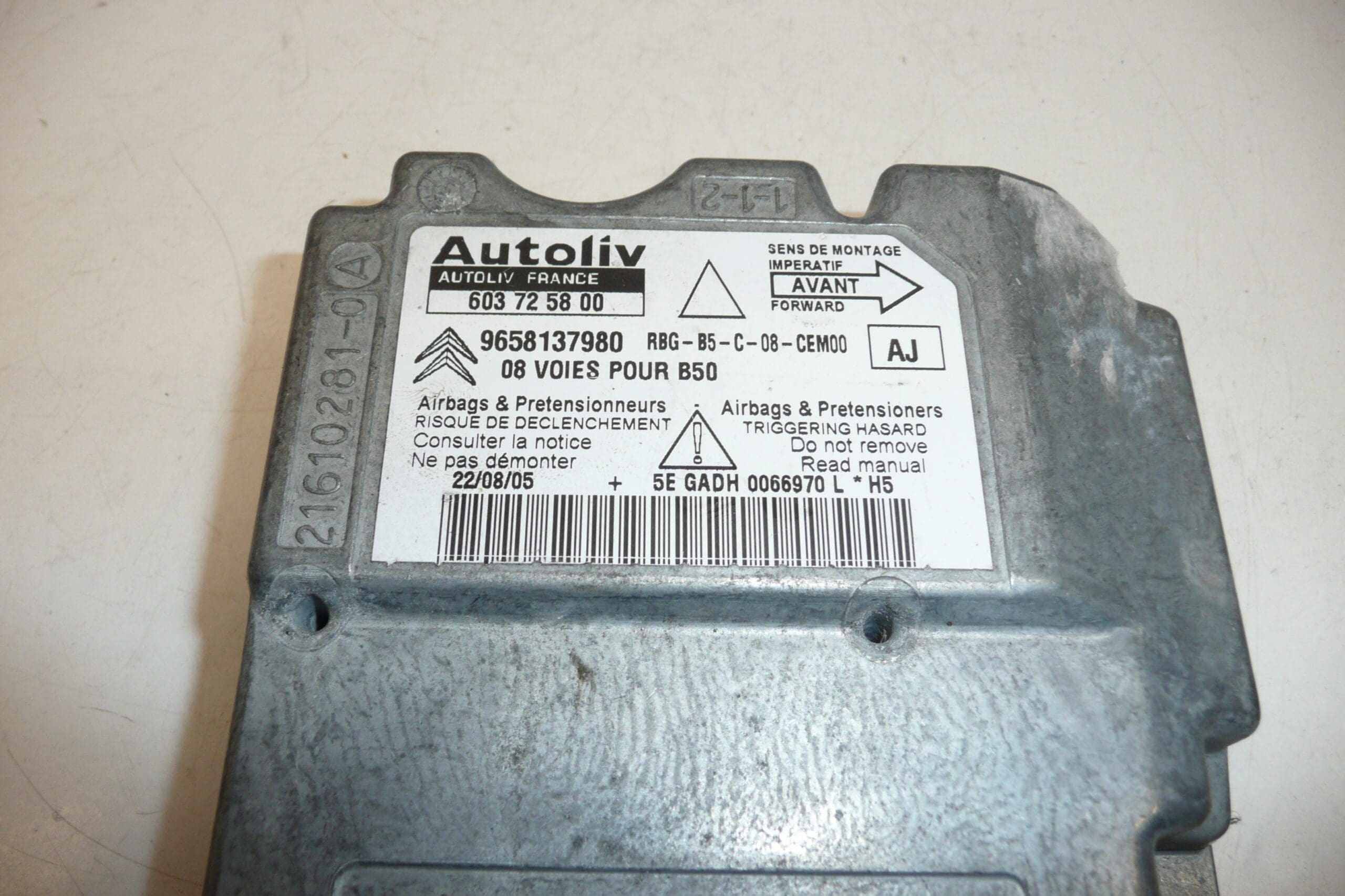 Ilmansäädinmoduuli Citroën C4 9658137980 - Image 2