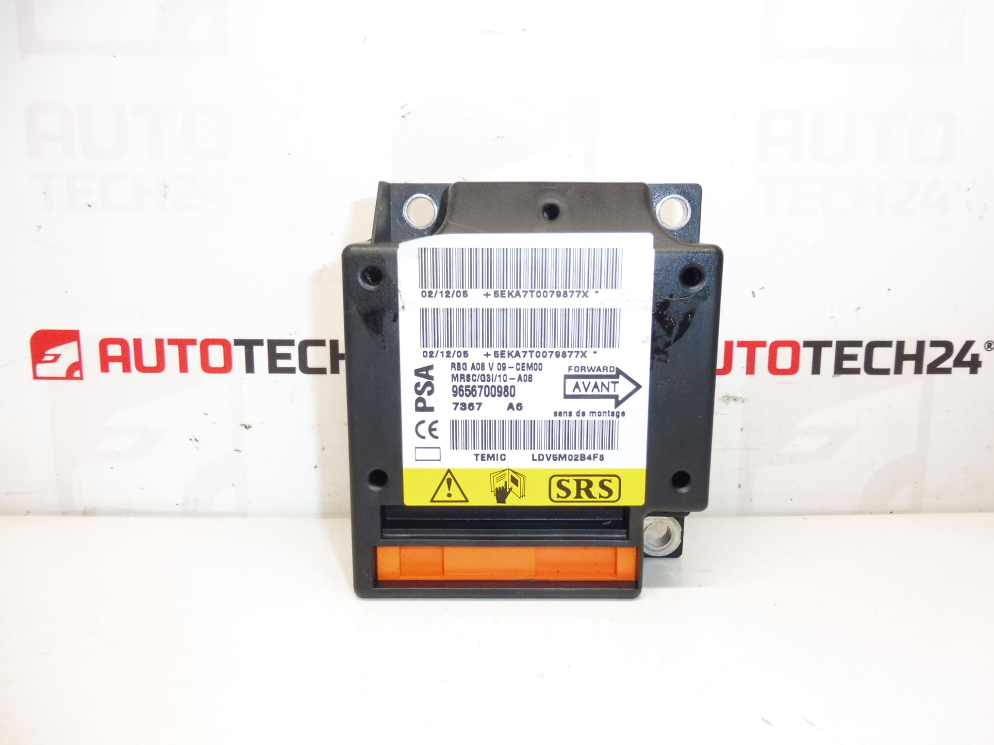 Turvatyynyyksikkö Peugeot 1007 9656700980 654670