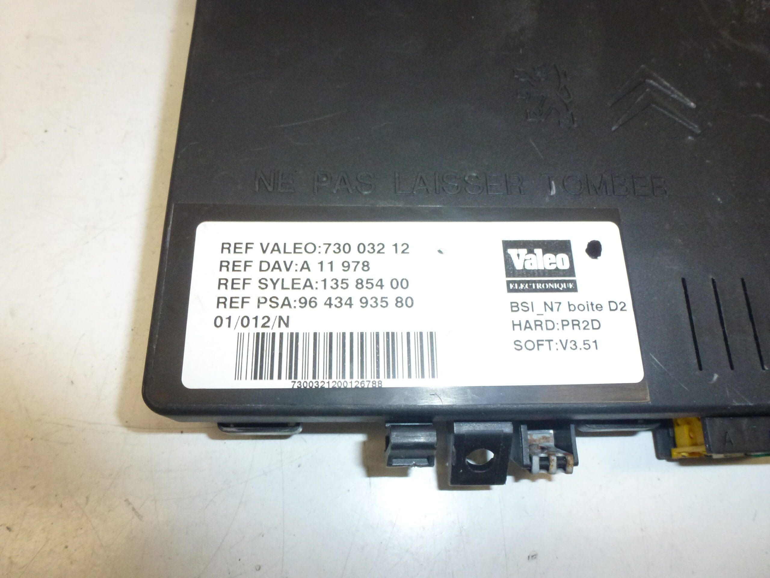 Valeo BSI_N7 laatikko D2 Citroën Xsara II 9643493580 73003212 - Image 2