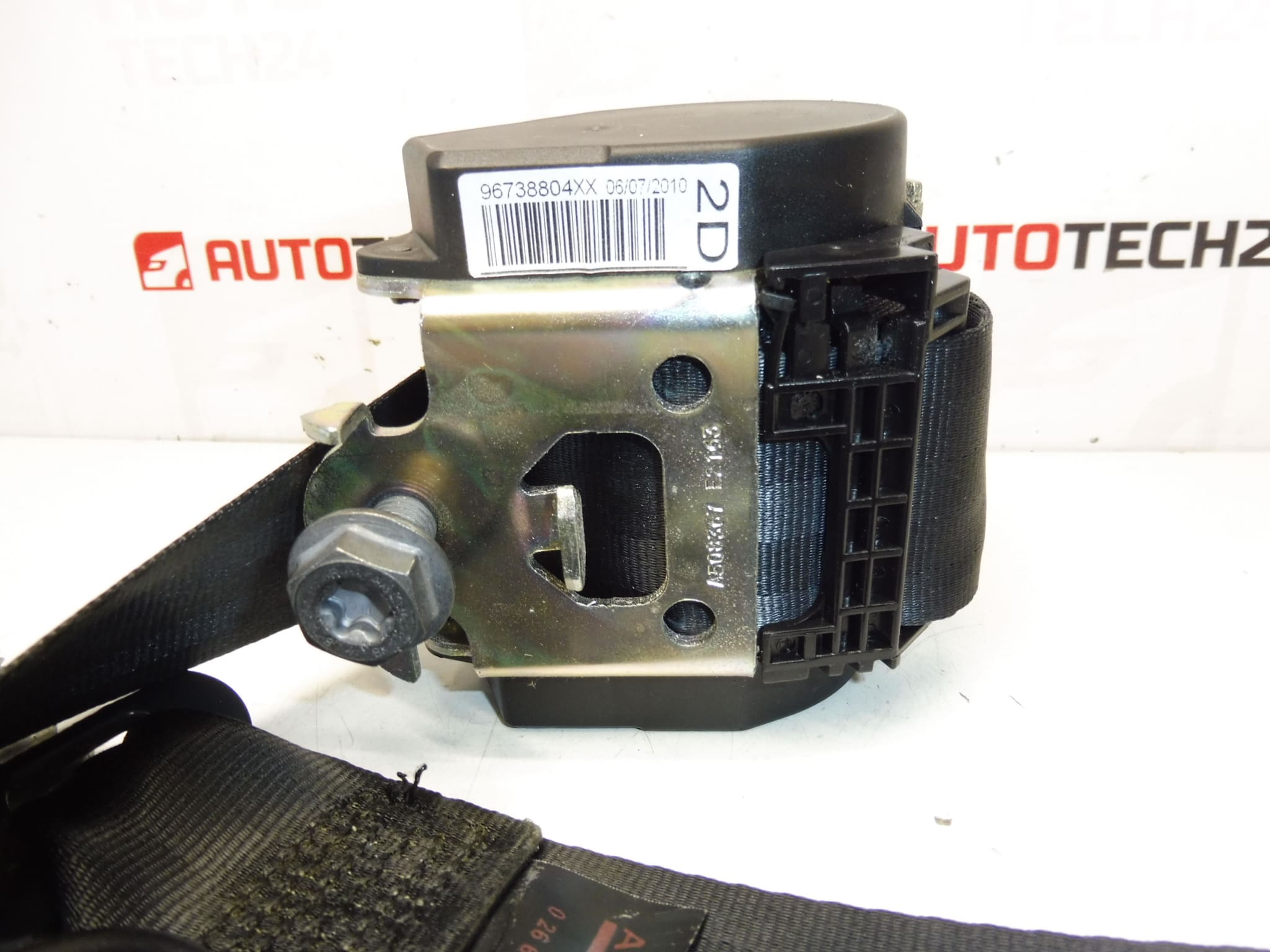 Oikean takaistuin turvavyö Peugeot 207 96738804XX 8975XK - Image 2