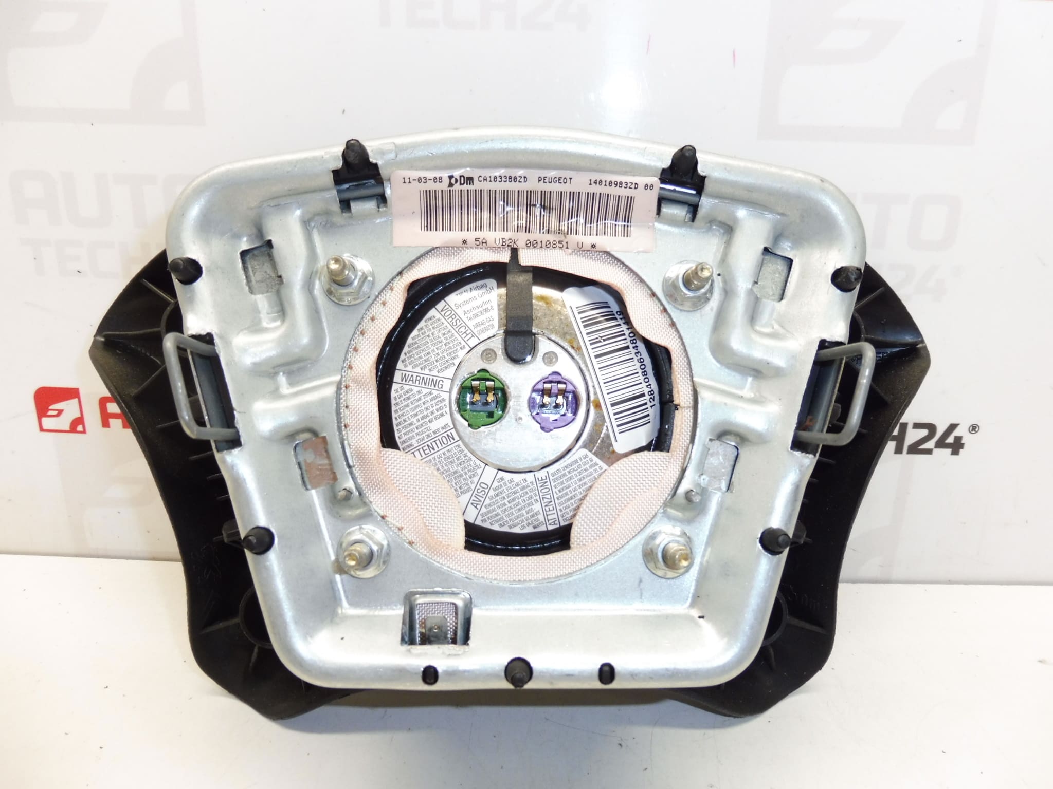 Peugeot 807 ohjauspyörän ilmatyyny 14010983ZD 4112LN - Image 2