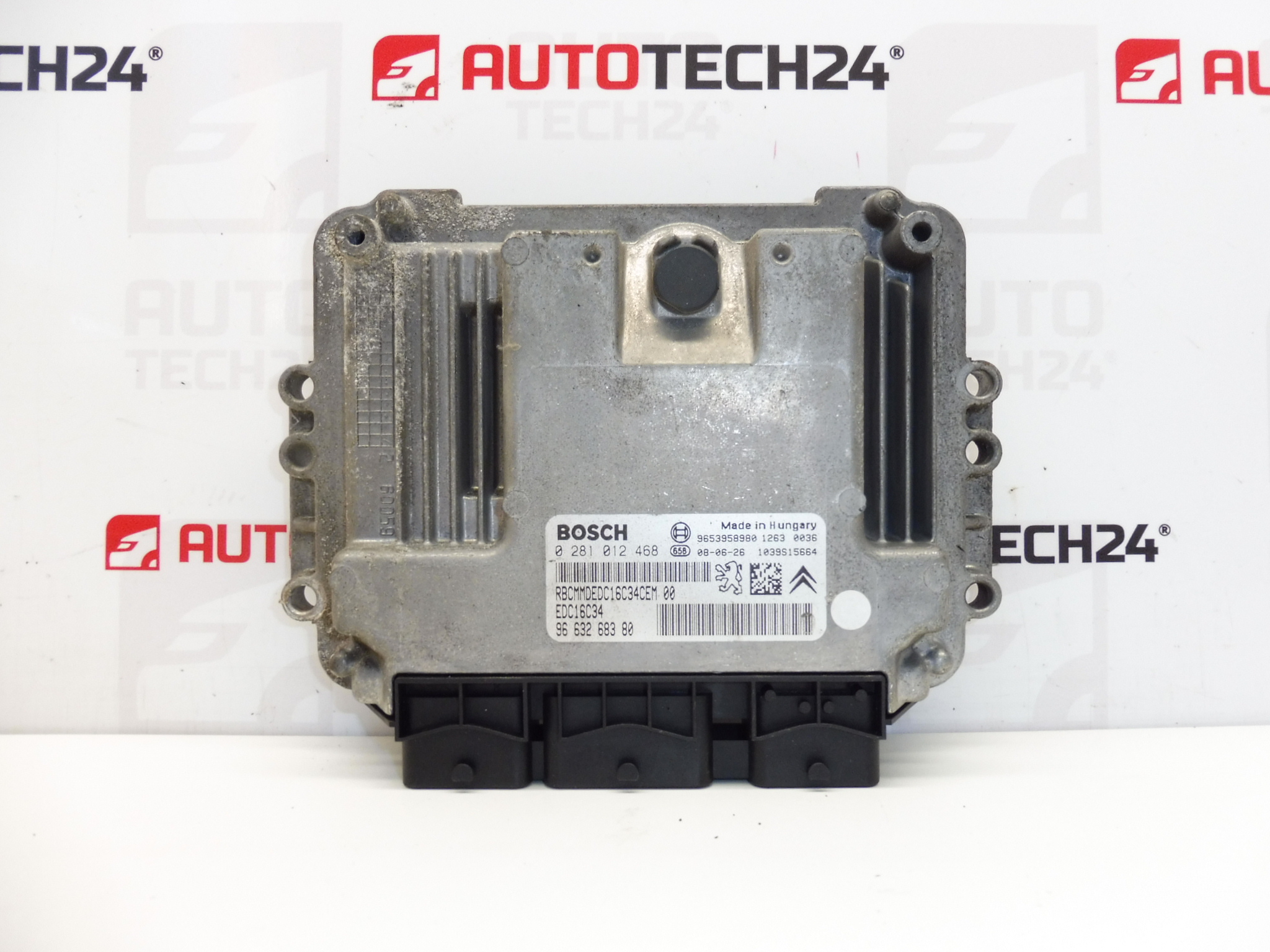 Yksikkö Bosch EDC16C34 Citroën Xsara Picasso 0281012468 9663268380