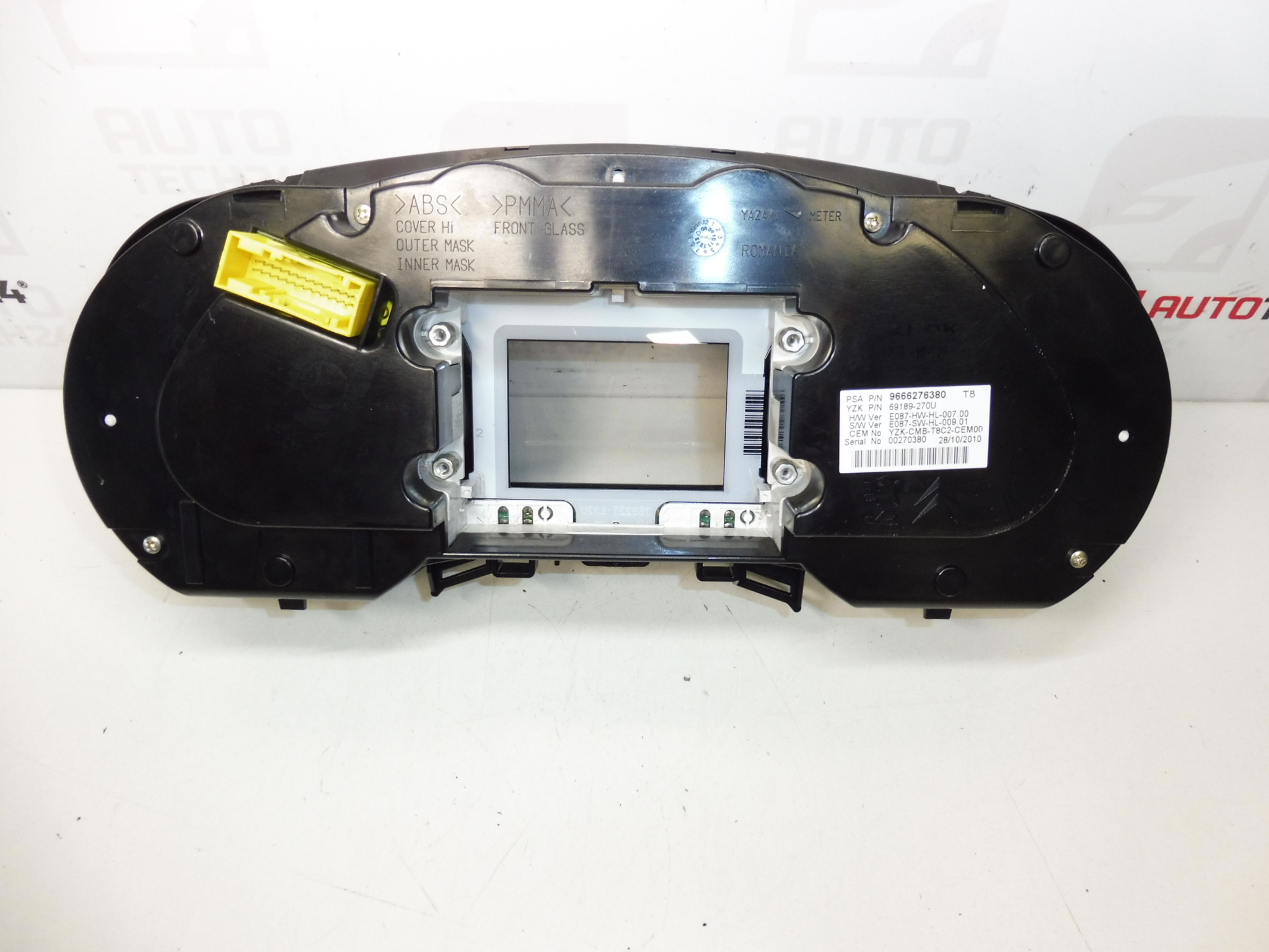 Nopeusmittari 201000km Peugeot 3008 5008 9666276380 9805170680 6103Y4