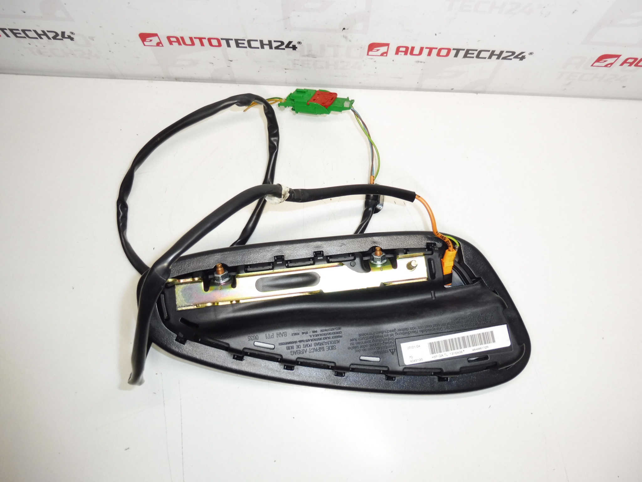 Istuimen matkustajan turvatyyny Peugeot 206 96498617ZR 8216P3