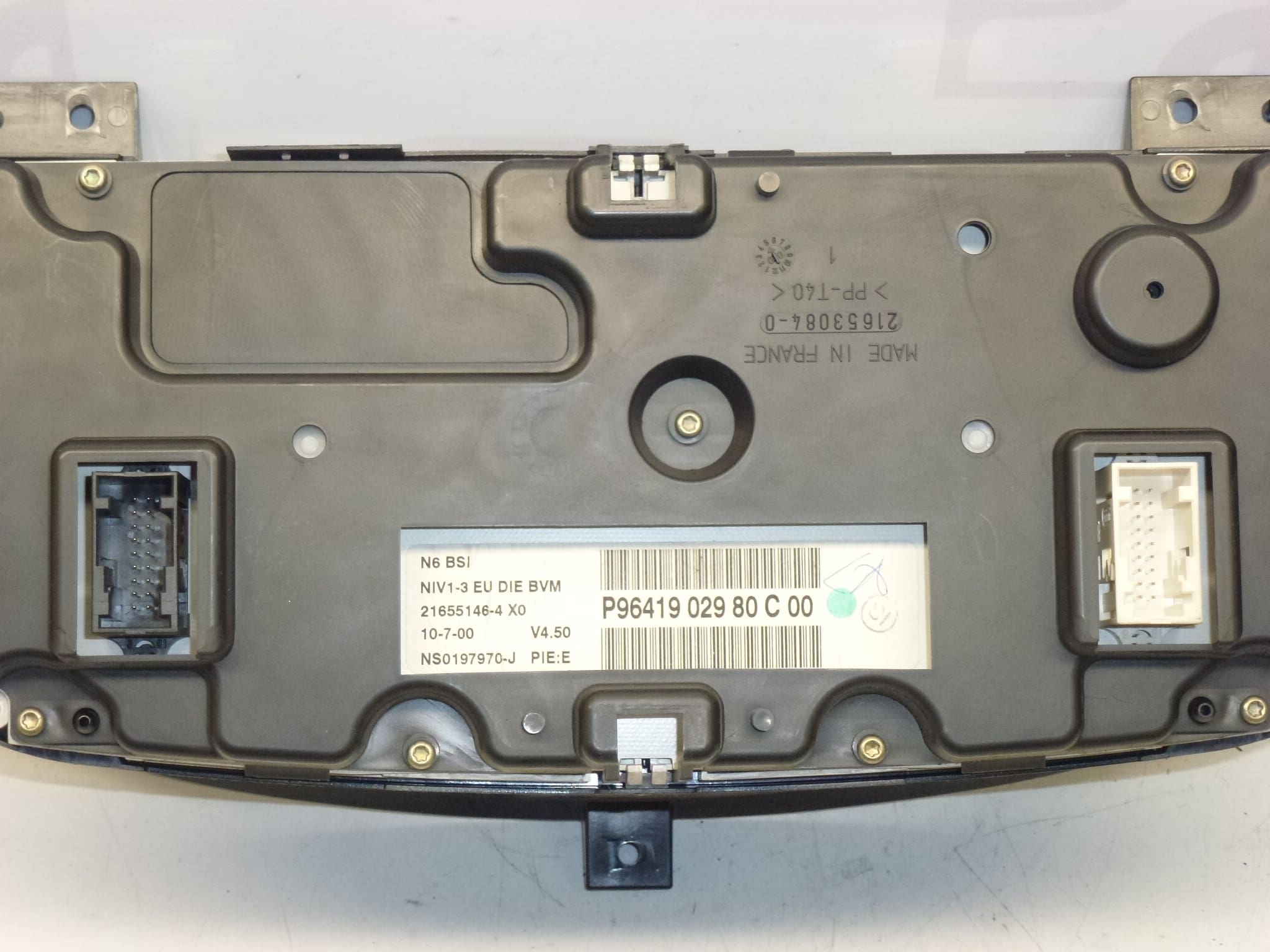 Nopeusmittari herätyskello Citroën Xsara Sagem 9641902980 6104KK