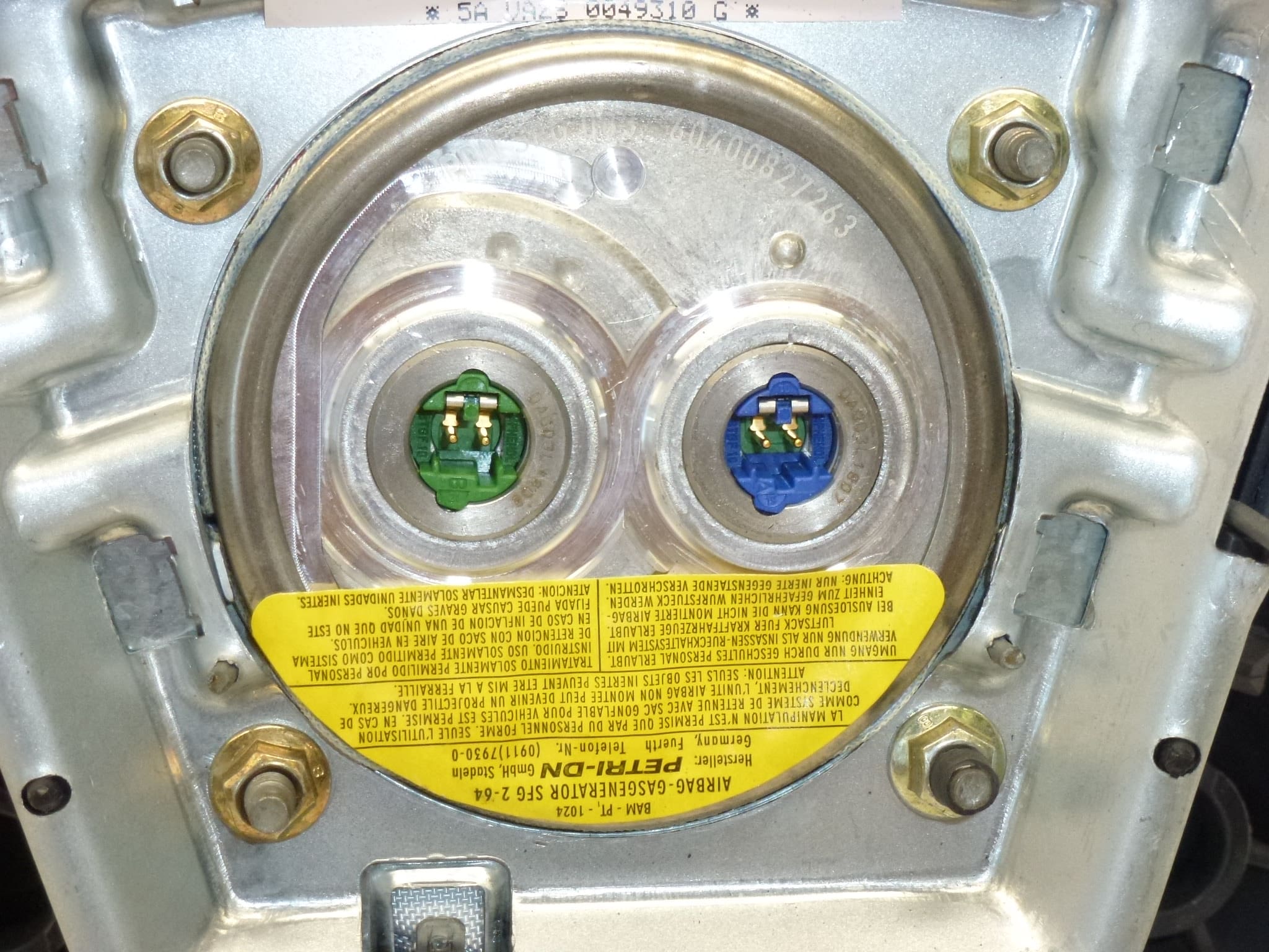 Citroën C8 kuljettajan turvatyyny 14958410YR 4112HQ