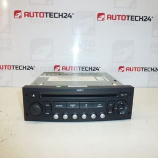 Autoradio CD-levyllä MP3 Citroën Peugeot 9663080277 657903