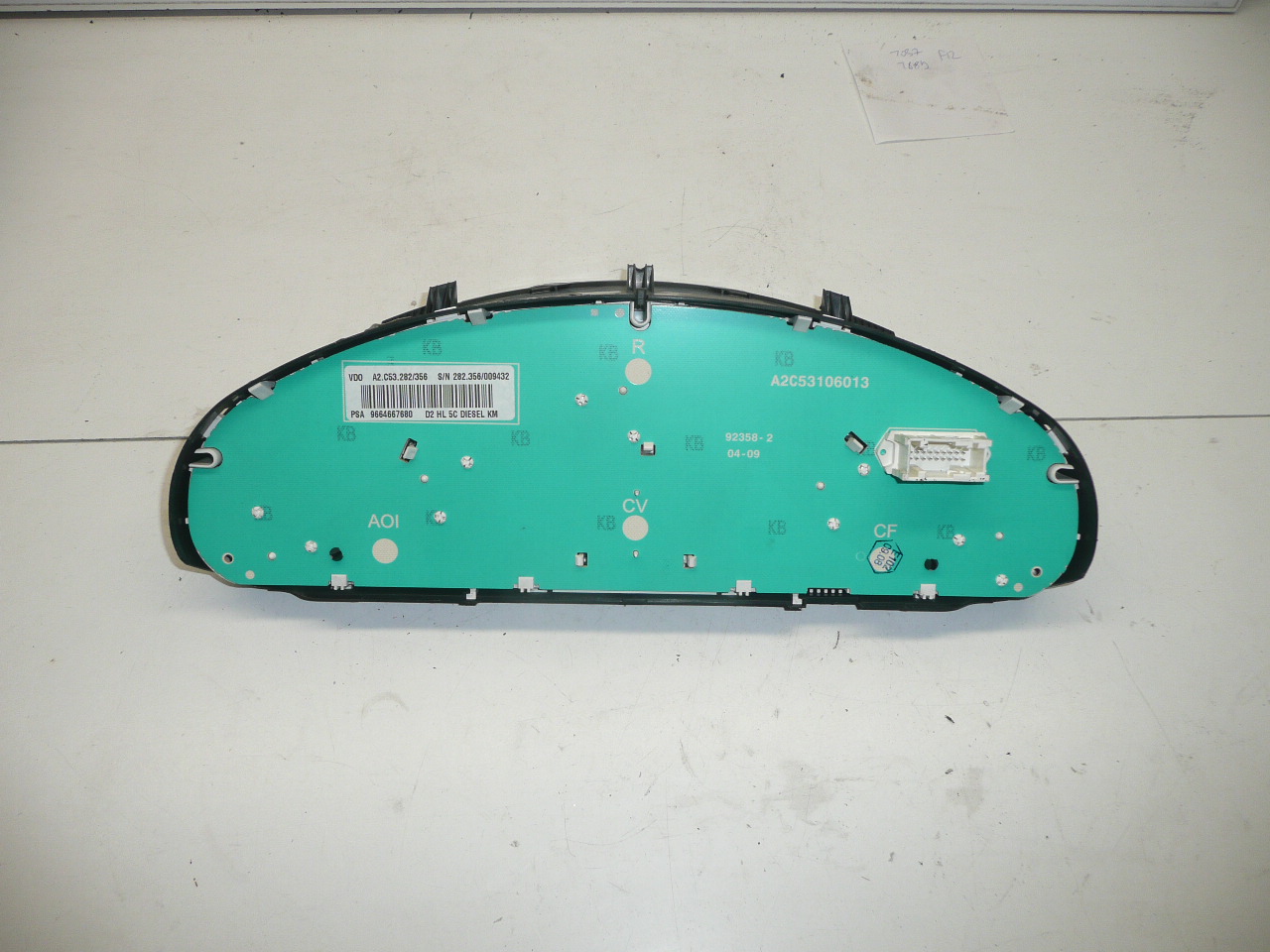 Nopeusmittari Peugeot 407 9664667680 610385