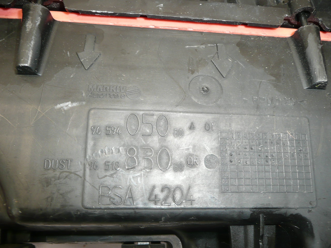 Suodatinlaatikko Citroën Peugeot 1.6 HDI 9659405080 9651883080 1420N9