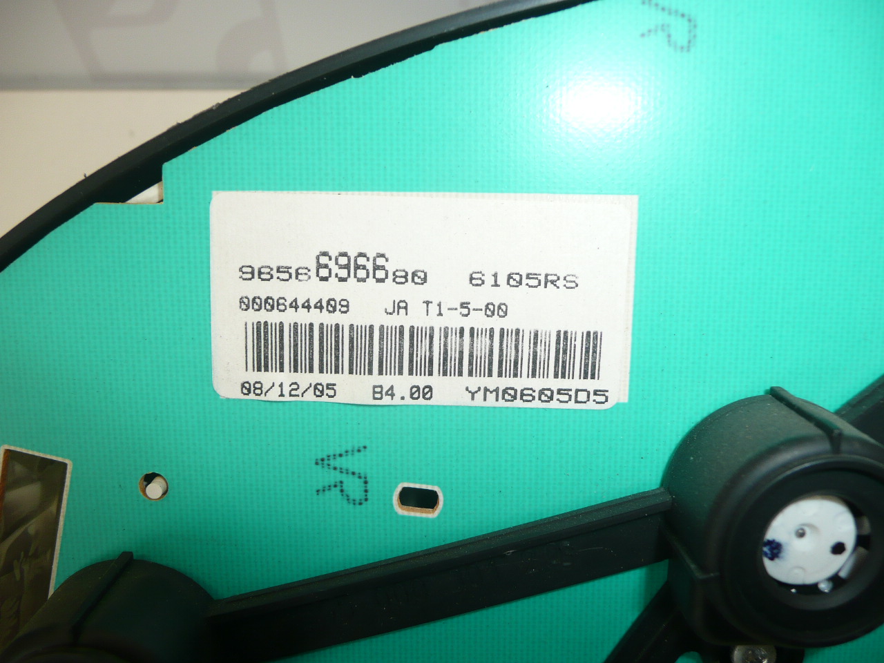 Nopeusmittari Peugeot 206 9656696680 ajettu 146 415 km