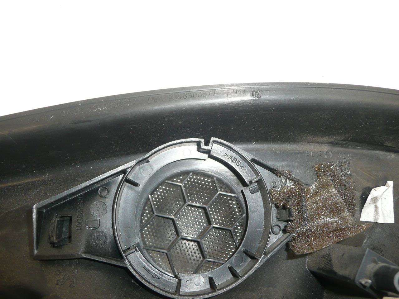 Peugeot 206 taustapeilin kansi 96511489 9648300877 9015X6