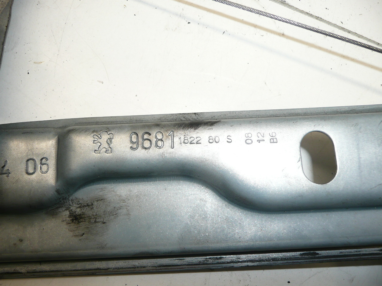 PP ikkunan vetomekanismi Peugeot 207 9681182280 9222W9