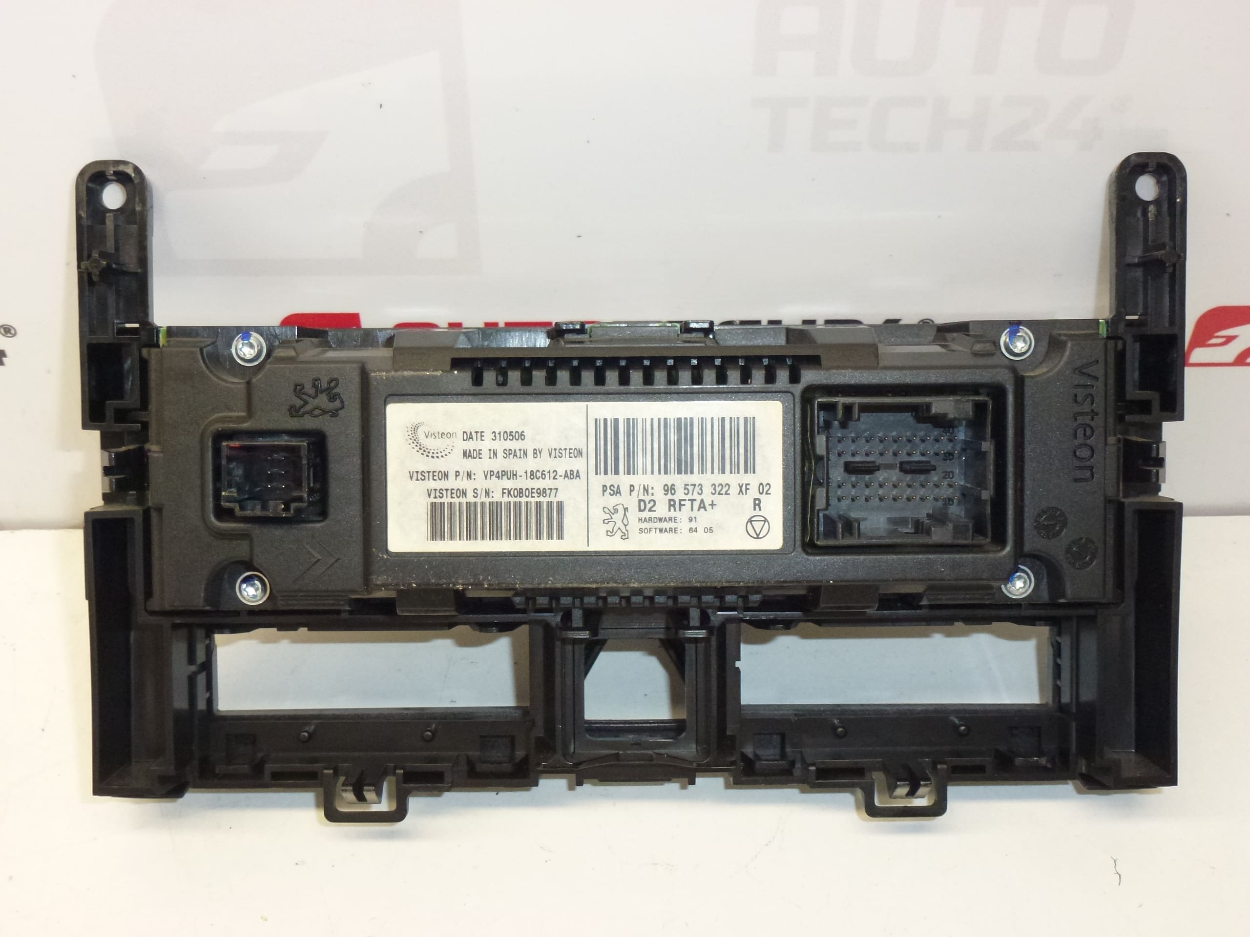 Lämmitys- ja ilmastointiohjain Peugeot 407 96573322XF 6451SC - Image 2