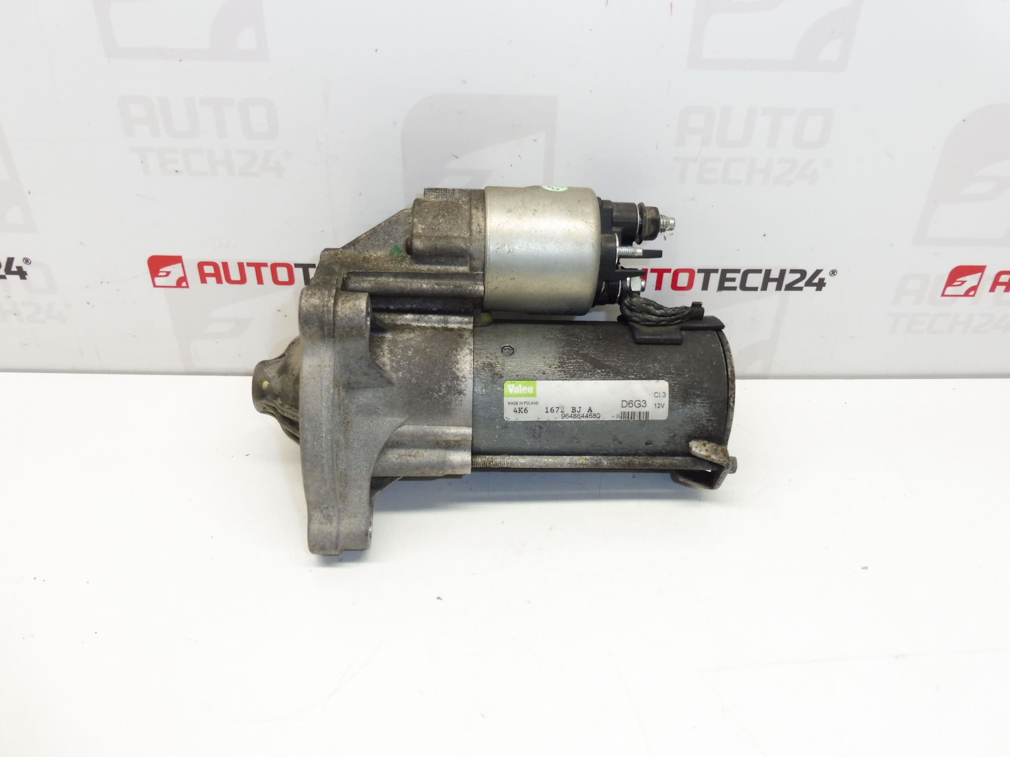 Starttimoottori Valeo Citroën Peugeot D6G3 9648644680