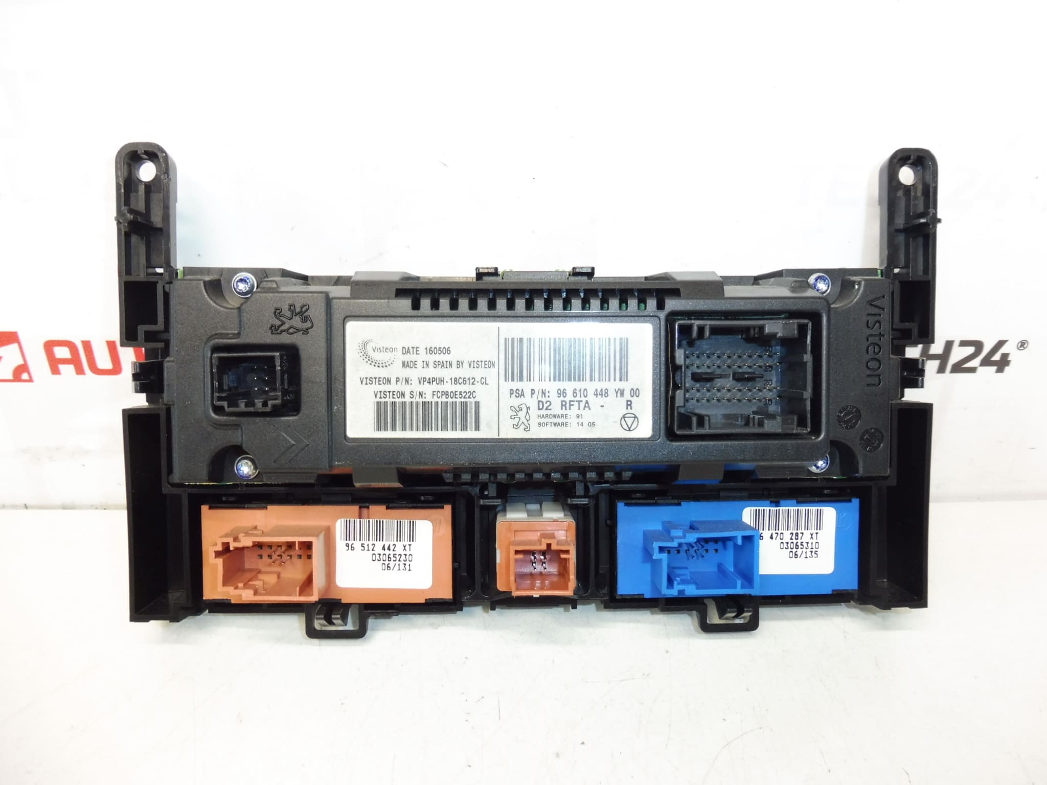 Lämmityksen ja ilmastoinnin ohjain Citroën Peugeot 96610448YW 6451SA 6451VC - Image 2