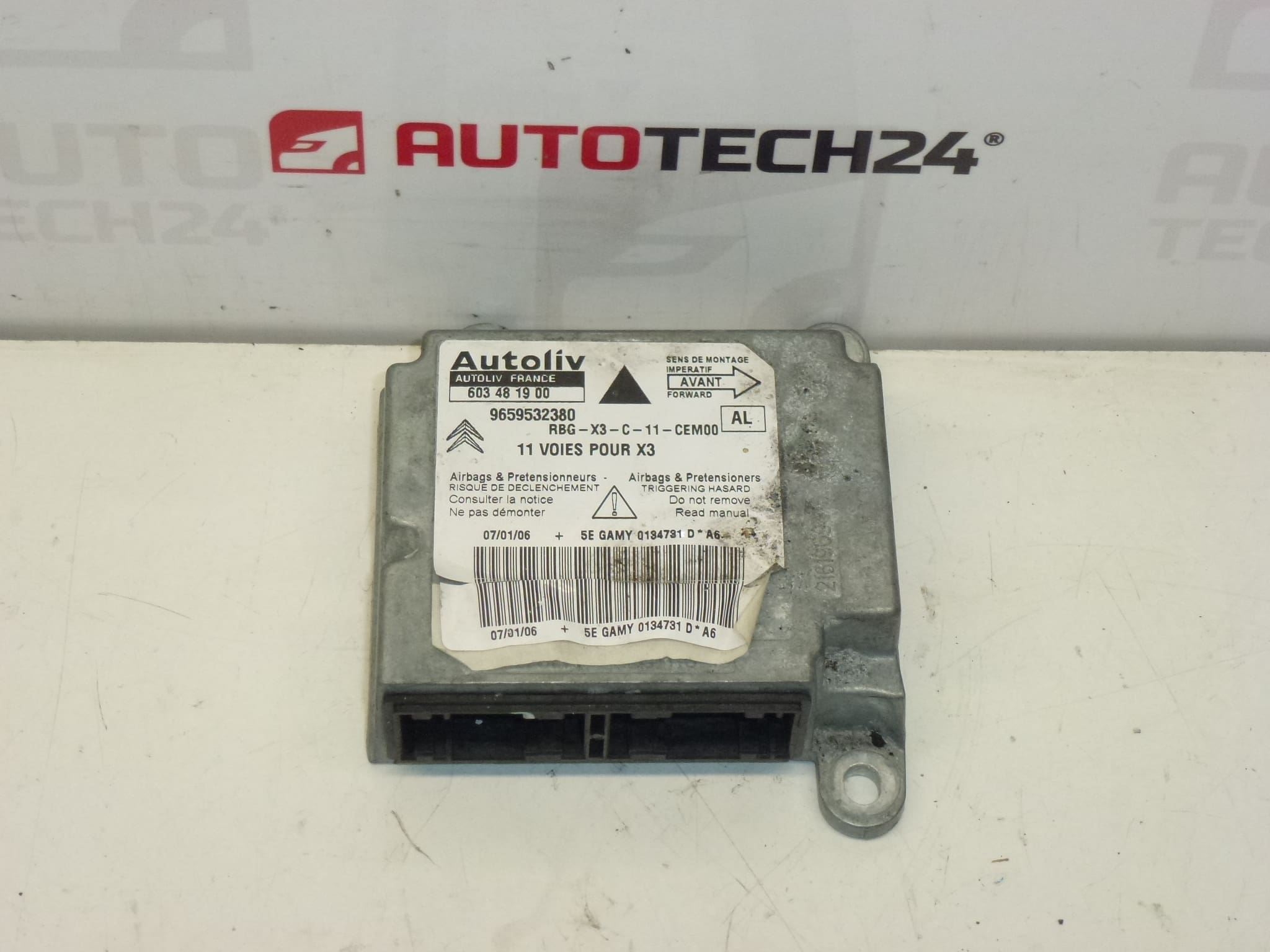 Turvatyynyyksikkö Citroën C5 II 9659532380 603481900