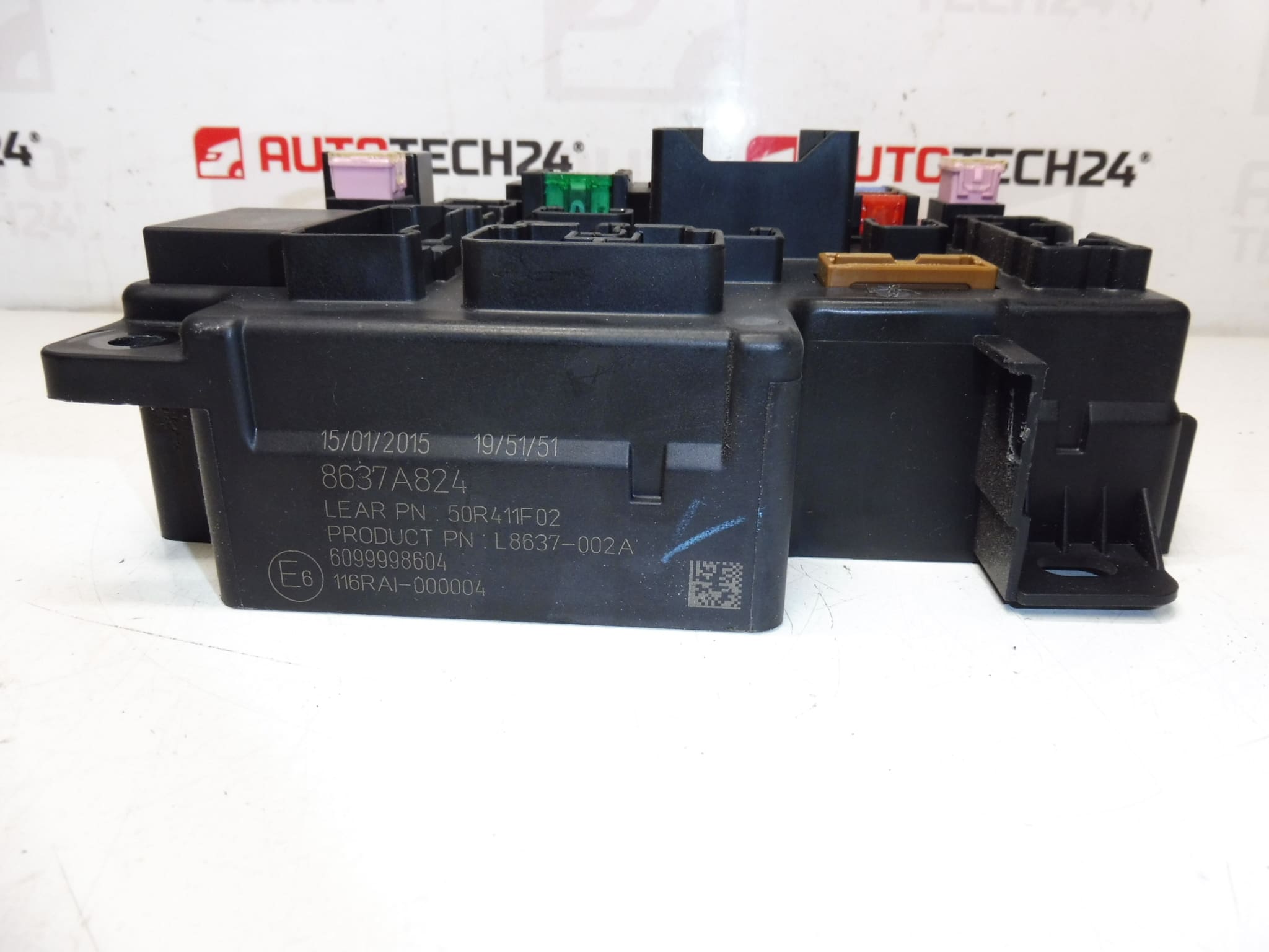 BSI-yksikkö Citroën C-Crosser / Peugeot 4007 8637A824 6580WV 6580WT - Image 2