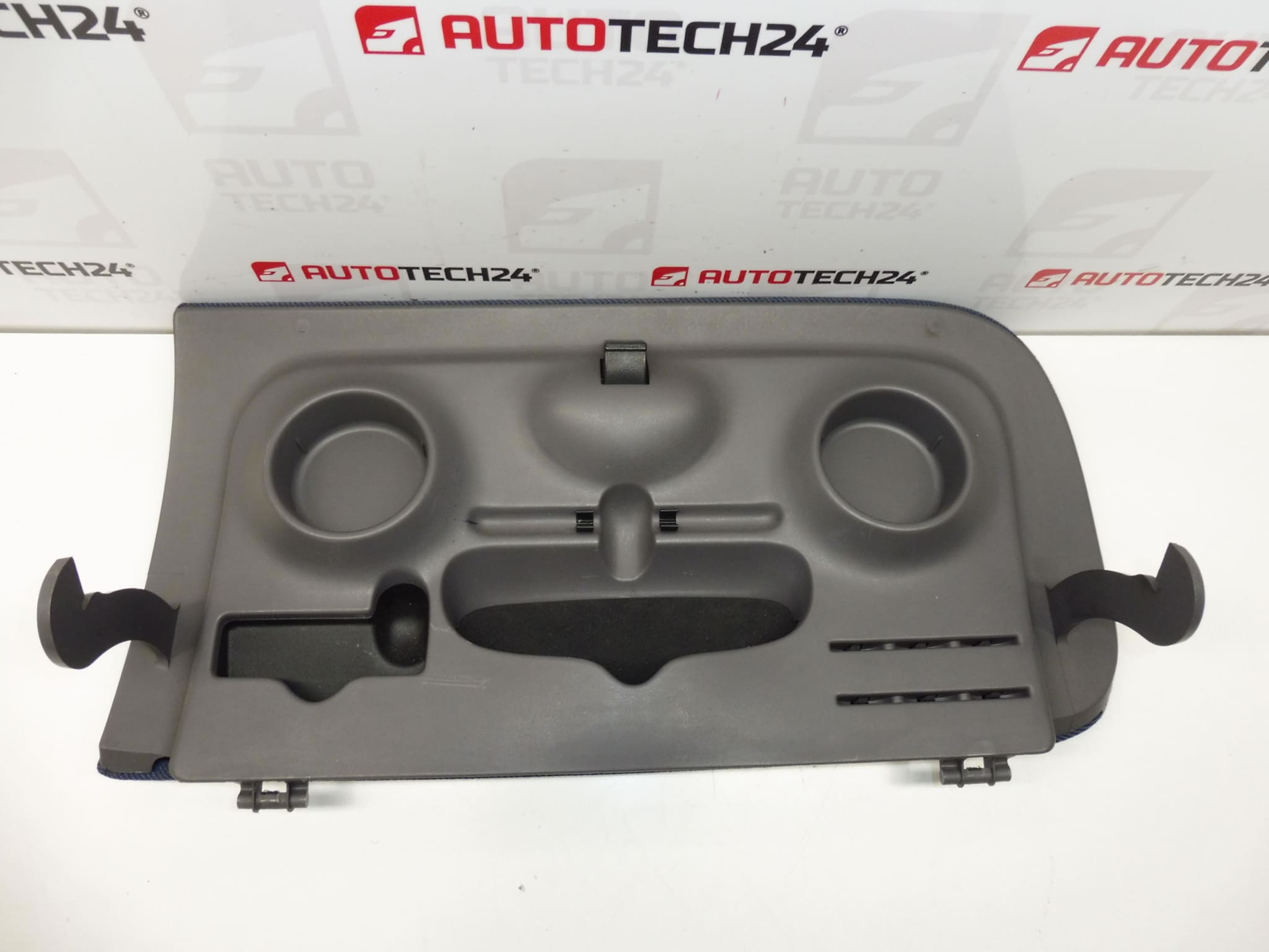 Hansikaslokeron päällinen sininen kangas Peugeot 206 96415289US 8214SK - Image 2