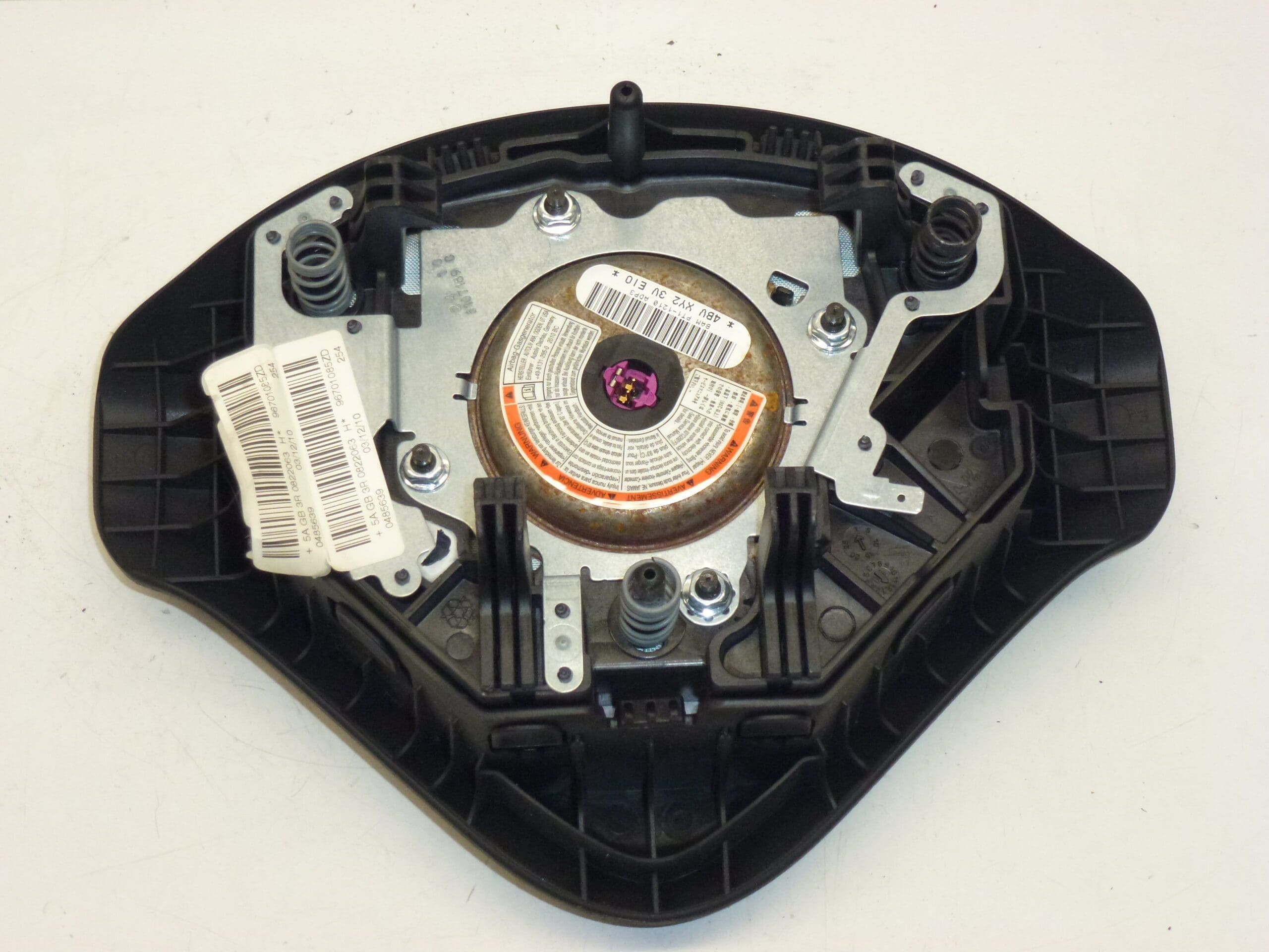 Ohjauspyörän turvatyyny Peugeot 206+ 207 96701085ZD 4112PK - Image 2