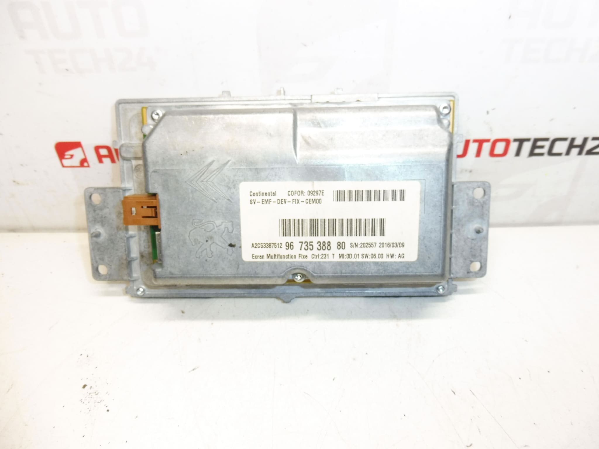 Näytön NAVIGOINTI Citroën Peugeot 9673538880 659371 6593Q4 - Image 2