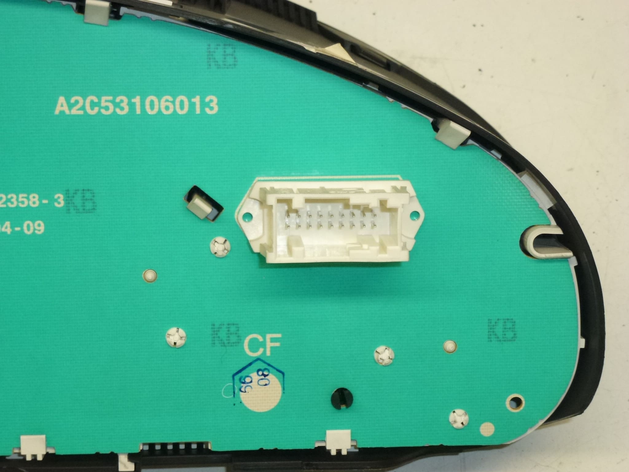 Nopeusmittari Peugeot 407 mittarilukema 280000 km 9664690380 610395 - Image 2