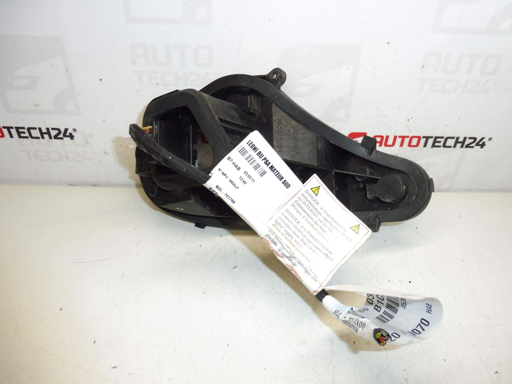 Pistorasia vasen takavalo ulkoinen Citroën C4 II 6350KS - Image 2