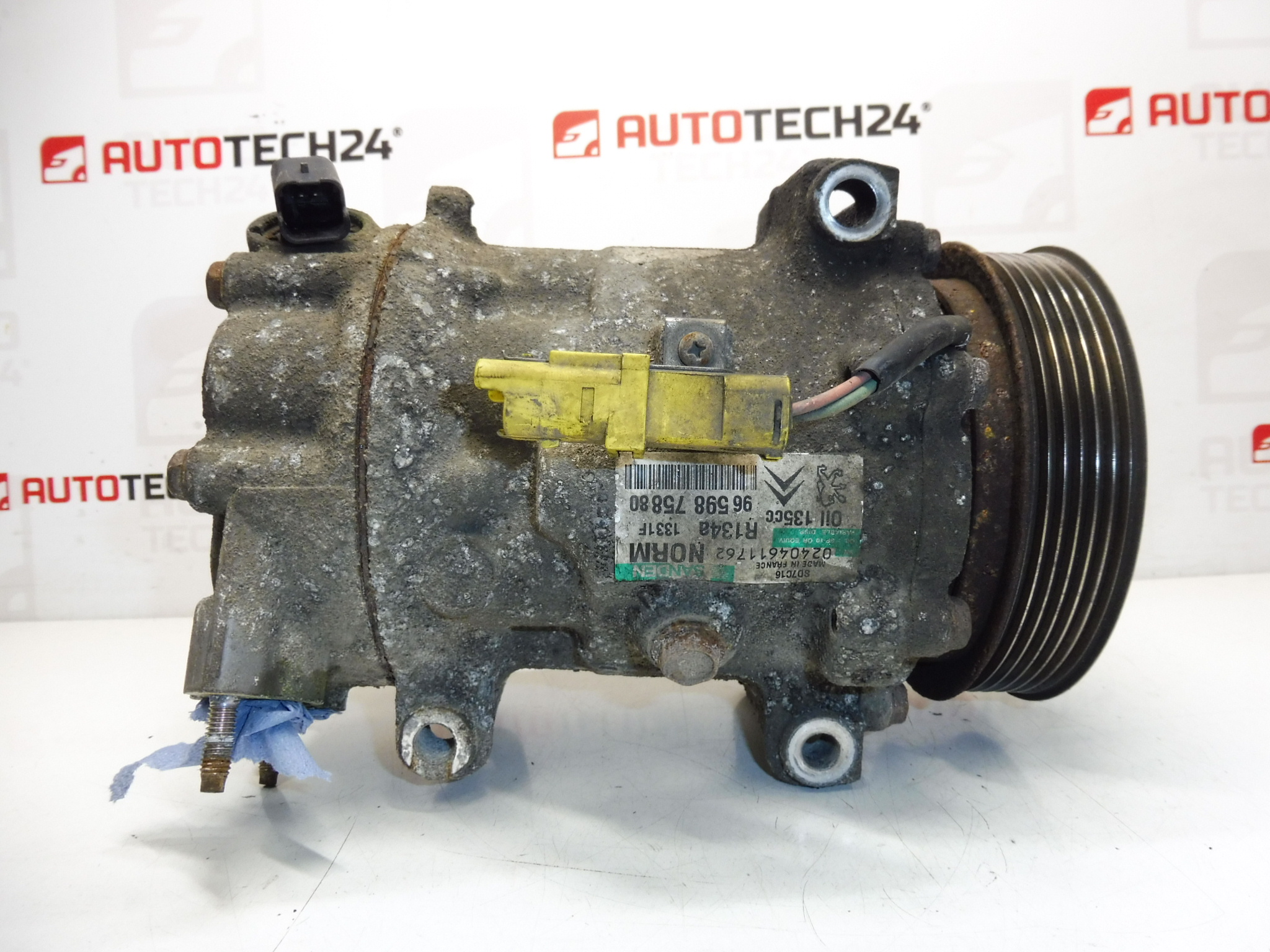 Sanden SD7C16 ilmastointikompressori 1331F 9659875880