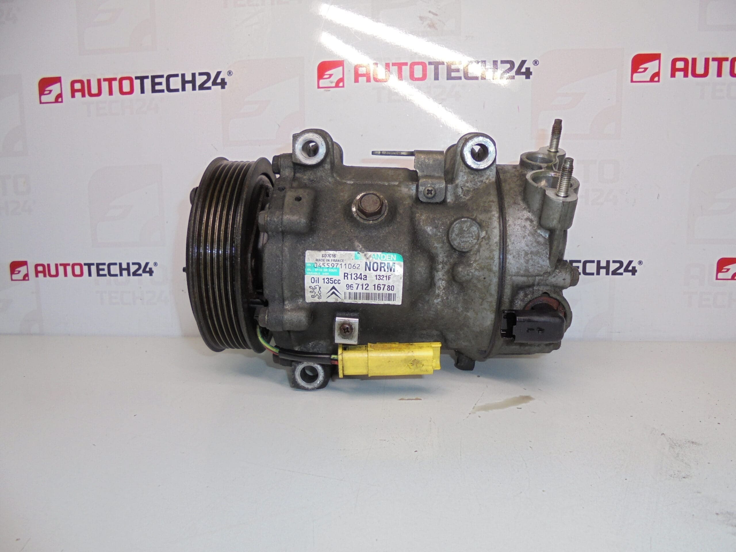 Ilmastointikompressori Sanden SD7C16 1321F 9671216780 9825868180 648734