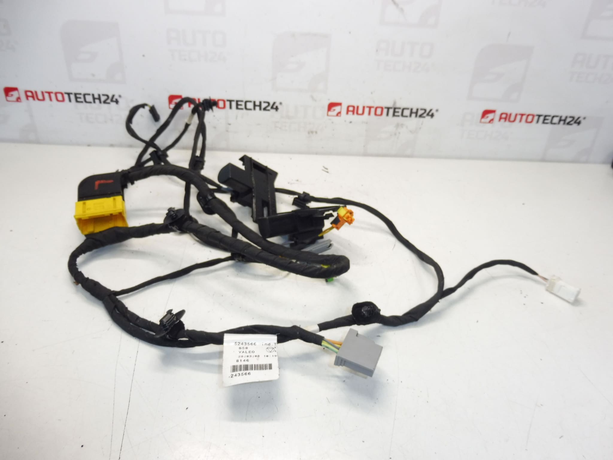 Citroen C4 Picasso Valeo Kuljettajan istuimen valjaat 6505T6 5243566 - Image 2