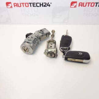 Lukkosarja ja 2 avainta Citroën C4 B7 4162WH 4162WK